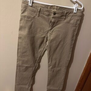 Hollister Beige Super Skinny Jeans